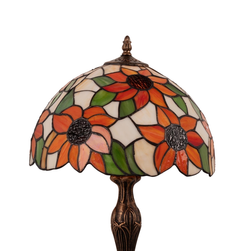 Brilagi - Tiffany vitrážová stolní lampa SUNFLOWER 1xE27/60W/230V