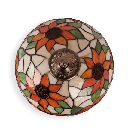 Brilagi - Tiffany vitrážová stolní lampa SUNFLOWER 1xE27/60W/230V