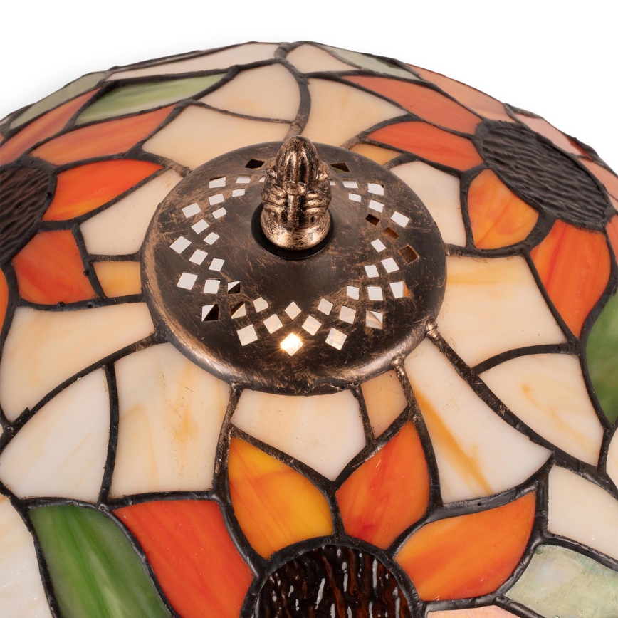 Brilagi - Tiffany vitrážová stolní lampa SUNFLOWER 1xE27/60W/230V