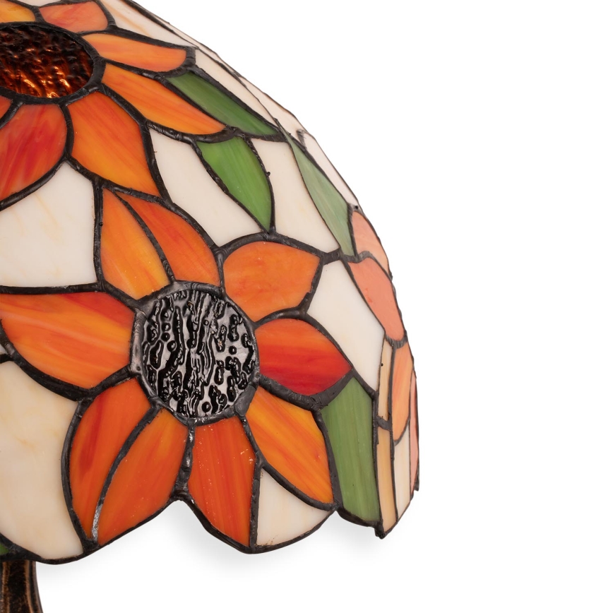 Brilagi - Tiffany vitrážová stolní lampa SUNFLOWER 1xE27/60W/230V