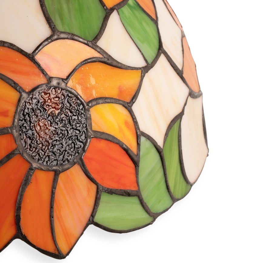 Brilagi - Tiffany vitrážová stolní lampa SUNFLOWER 2xE27/60W/230V