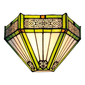 BRILAGI - Tiffany vitrážové nástěnné svítidlo EMERALD 1xE14/40W/230V
