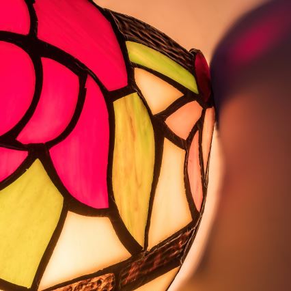 Brilagi - Tiffany vitrážové nástěnné svítidlo GARLAN 1xE14/40W/230V