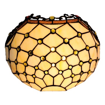 Brilagi - Tiffany vitrážové nástěnné svítidlo IVORY 1xE14/40W/230V