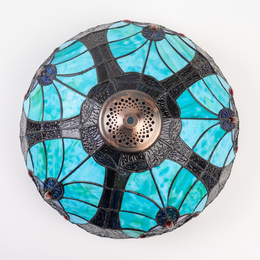 BRILAGI - Tiffany vitrážové stropní svítidlo CORAL 2xE27/60W/230V pr. 40 cm
