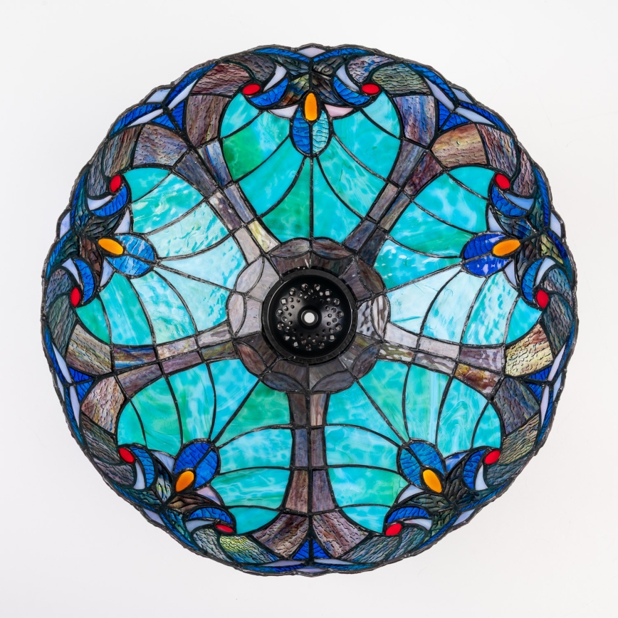 BRILAGI - Tiffany vitrážové stropní svítidlo CORAL 2xE27/60W/230V pr. 40 cm