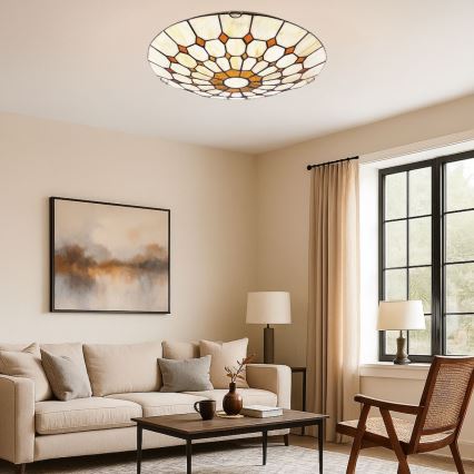 Brilagi - Tiffany vitrážové stropní svítidlo DORAN 2xE27/60W/230V