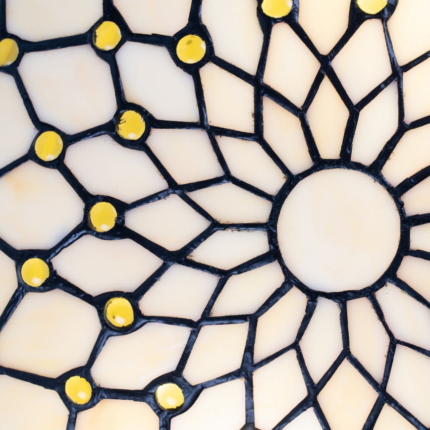 Brilagi - Tiffany vitrážové stropní svítidlo IVORY 2xE27/60W/230V pr. 40 cm