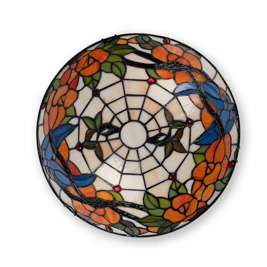 Brilagi - Tiffany vitrážové stropní svítidlo JUNGLE 2xE27/60W/230V pr. 40 cm