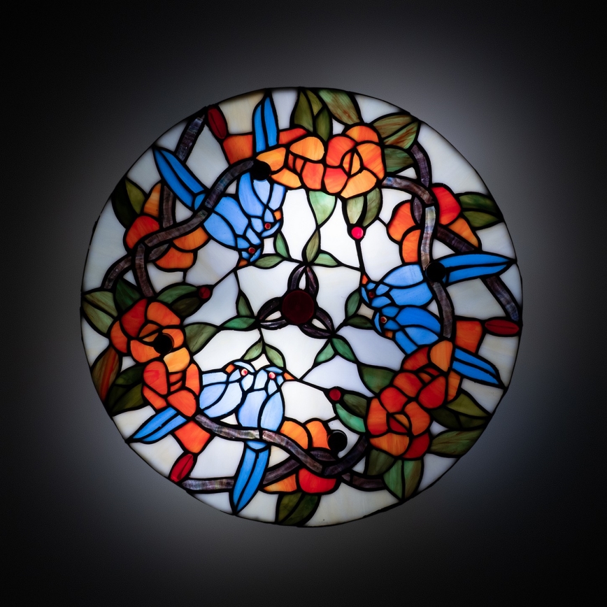 Brilagi - Tiffany vitrážové stropní svítidlo JUNGLE 3xE27/60W/230V pr. 40 cm