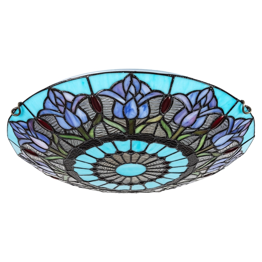 Brilagi - Tiffany vitrážové stropní svítidlo LORAS 2xE27/60W/230V