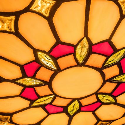 Brilagi - Tiffany vitrážové stropní svítidlo LUISA 2xE27/60W/230V pr. 40 cm