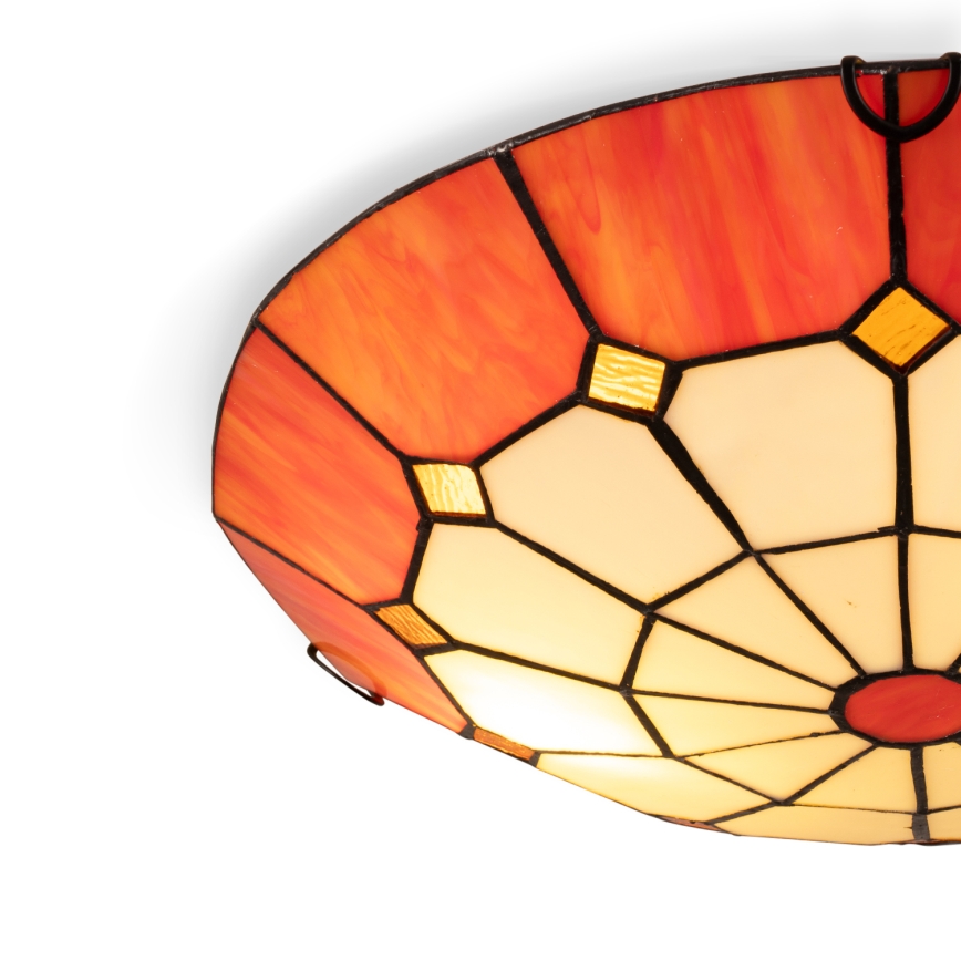 Brilagi - Tiffany vitrážové stropní svítidlo SIENNA 2xE27/60W/230V pr. 40 cm