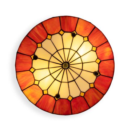 BRILAGI - Tiffany vitrážové stropní svítidlo SIENNA 2xE27/60W/230V pr. 40 cm