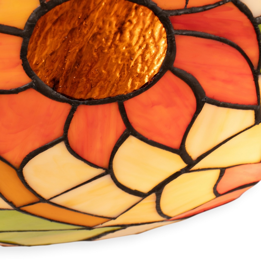 Brilagi - Tiffany vitrážové stropní svítidlo SUNFLOWER 2xE27/60W/230V pr. 40 cm