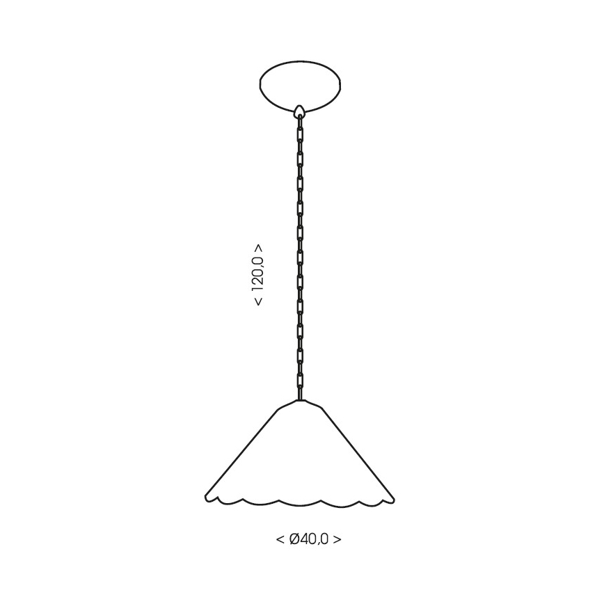Brilagi - Tiffany vitrážový lustr na řetězu FOLIA 1xE27/60W/230V pr. 40 cm