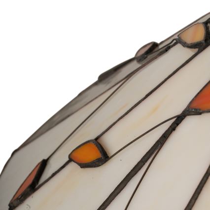Brilagi - Tiffany vitrážový lustr na řetězu FOLIA 1xE27/60W/230V pr. 40 cm
