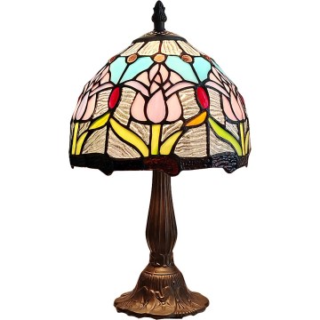 Brilagi - Tiffany vytrážová stolní lampa LORAS 1xE14/40W/230V