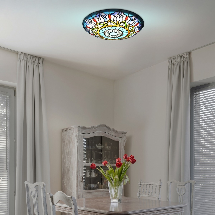 Brilagi - Tiffany vytrážové stropní svítidlo LORAS 2xE27/60W/230V