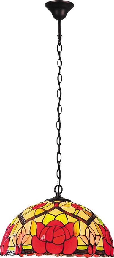 Brilagi - Tiffany vytrážový lustr na řetězu GARLAN 2xE27/60W/230V
