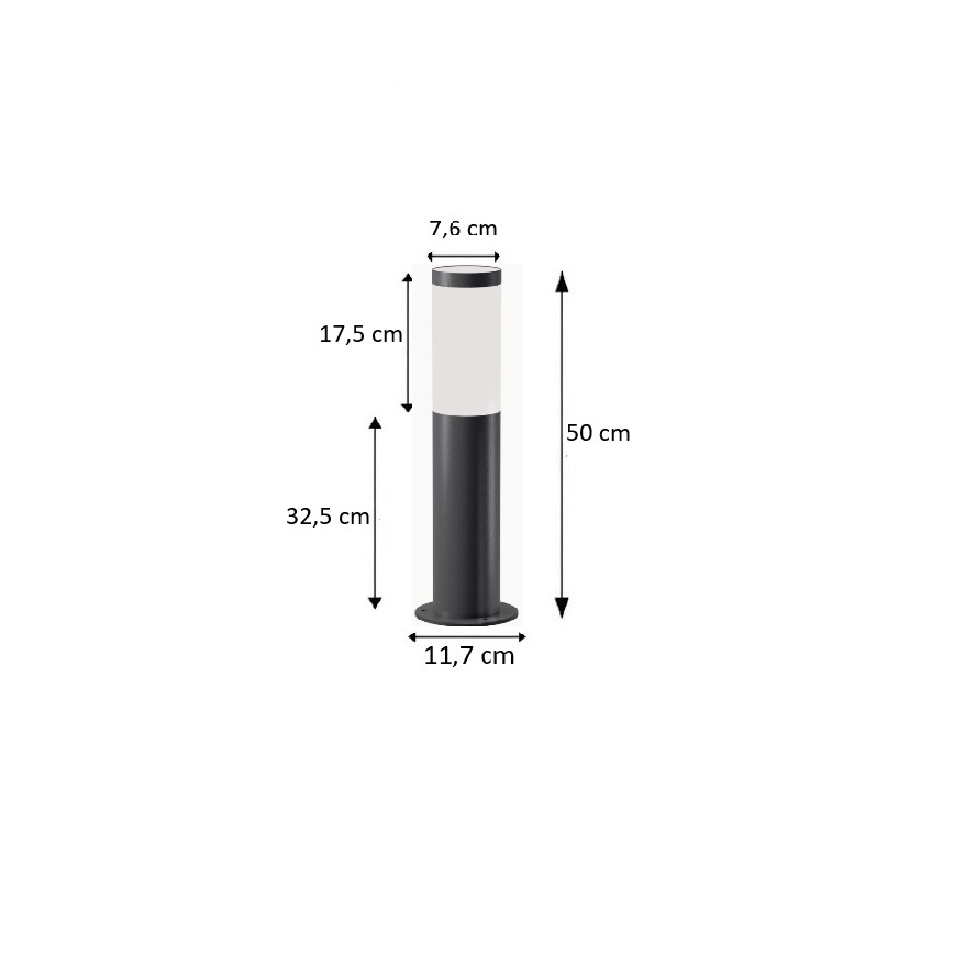 BRILAGI - Venkovní lampa ELIA 1xE27/20W/230V IP44 50 cm antracit