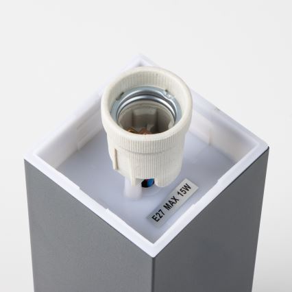 Brilagi - Venkovní lampa NOVA 1xE27/15W/230V 40 cm IP44 antracit