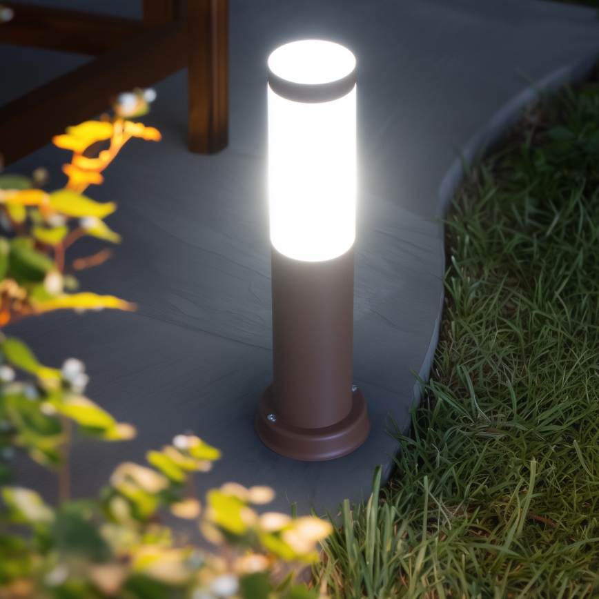 Brilagi - Venkovní lampa NOVA 1xE27/15W/230V 40 cm IP44 hnědá
