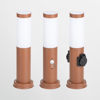 Brilagi - Venkovní lampa NOVA 1xE27/15W/230V 40 cm IP44 hnědá