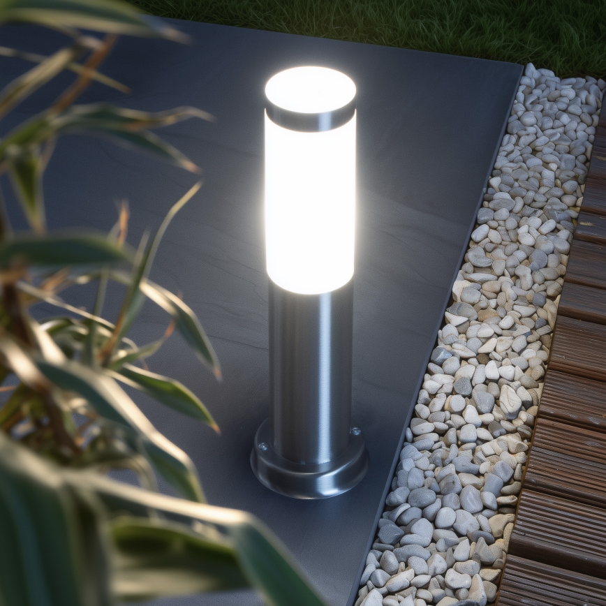 Brilagi - Venkovní lampa NOVA 1xE27/15W/230V 40 cm IP44 matný chrom
