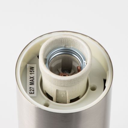 Brilagi - Venkovní lampa NOVA 1xE27/15W/230V 40 cm IP44 matný chrom