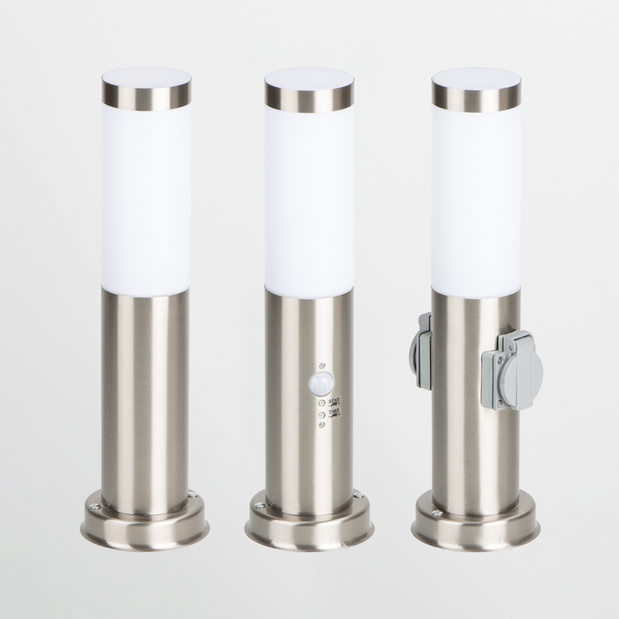 Brilagi - Venkovní lampa NOVA 1xE27/15W/230V 40 cm IP44 matný chrom