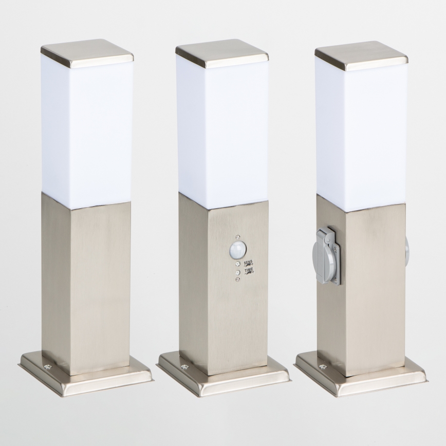 Brilagi - Venkovní lampa NOVA 1xE27/15W/230V 40 cm IP44 matný chrom