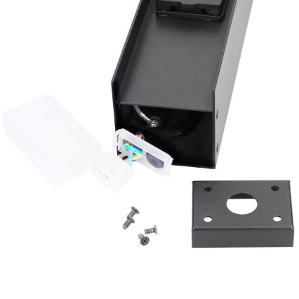 Brilagi - Venkovní lampa se 2 zásuvkami SCHUKO 1xG9/11W/230V IP44 černá