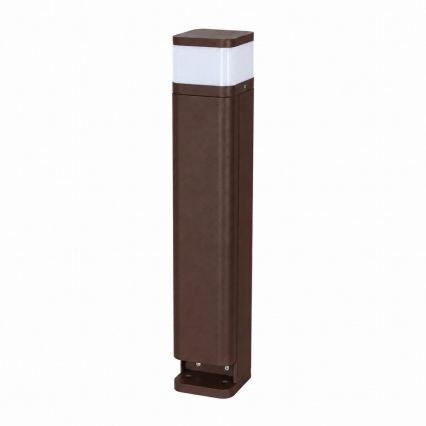BRILAGI - Venkovní lampa se 2 zásuvkami SCHUKO PILLAR 1xG9/11W/230V IP44 hnědá