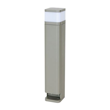 BRILAGI - Venkovní lampa se 2 zásuvkami SCHUKO PILLAR 1xG9/11W/230V IP44 šedá