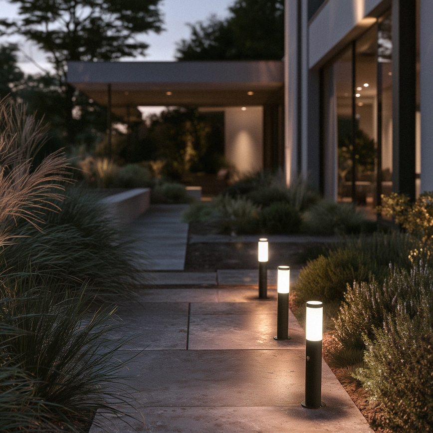 BRILAGI - Venkovní lampa se senzorem ELIA 1xE27/20W/230V IP44 50 cm antracit