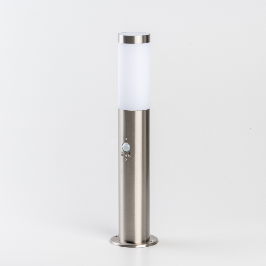 BRILAGI - Venkovní lampa se senzorem pohybu ELIA 1xE27/20W/230V IP44 50 cm matný chrom