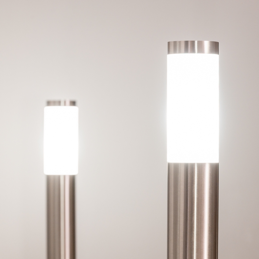 BRILAGI - Venkovní lampa se senzorem pohybu ELIA 1xE27/20W/230V IP44 50 cm matný chrom