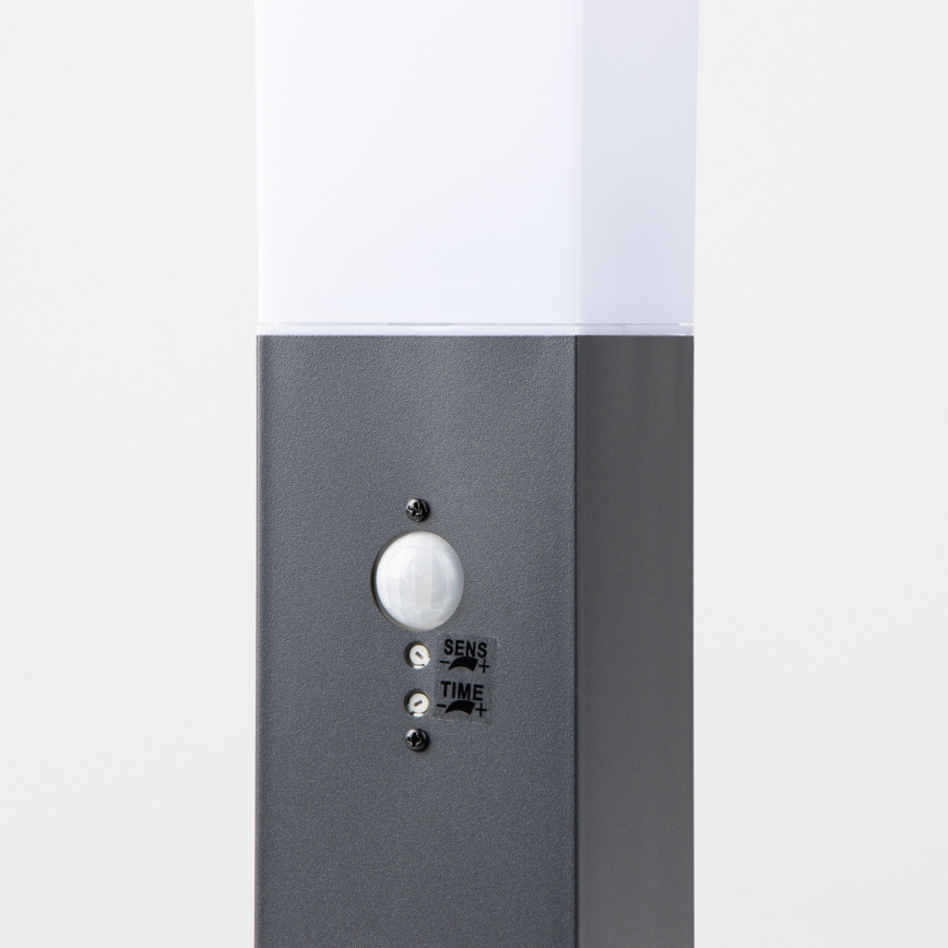 Brilagi - Venkovní lampa se senzorem NOVA 1xE27/15W/230V 40 cm IP44 antracit