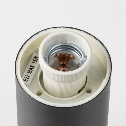 Brilagi - Venkovní lampa se senzorem NOVA 1xE27/15W/230V 40 cm IP44 černá