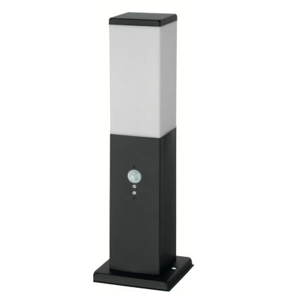 Brilagi - Venkovní lampa se senzorem NOVA 1xE27/15W/230V 40 cm IP44 černá