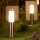 Brilagi - Venkovní lampa se senzorem NOVA 1xE27/15W/230V 40 cm IP44 matný chrom