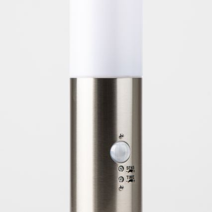 Brilagi - Venkovní lampa se senzorem NOVA 1xE27/15W/230V 40 cm IP44 matný chrom