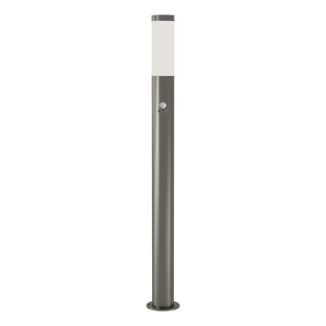 Brilagi - Venkovní lampa se senzorem pohybu ELIA 1xE27/20W/230V IP44 100 cm matný chrom
