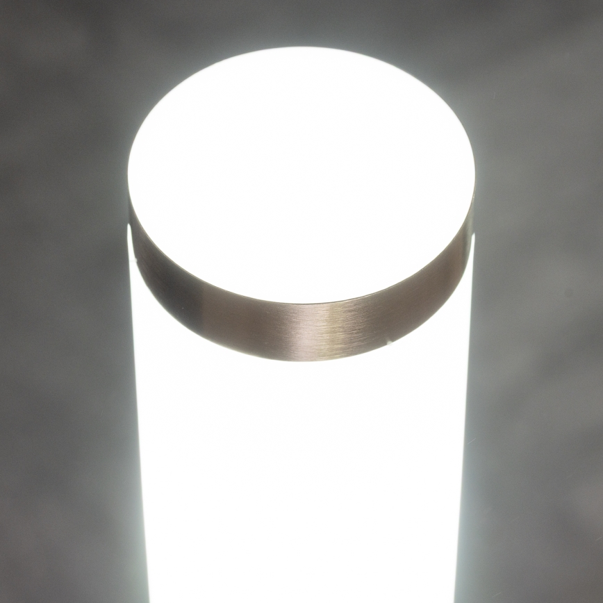 BRILAGI - Venkovní lampa se zásuvkou ELIA 1xE27/20W/230V IP44 50 cm matný chrom