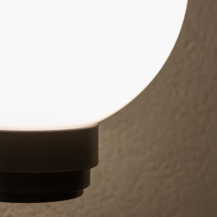 Brilagi - Venkovní nástěnné svítidlo se senzorem pohybu HARBOR 1xE27/40W/230V IP33 černá/bílá
