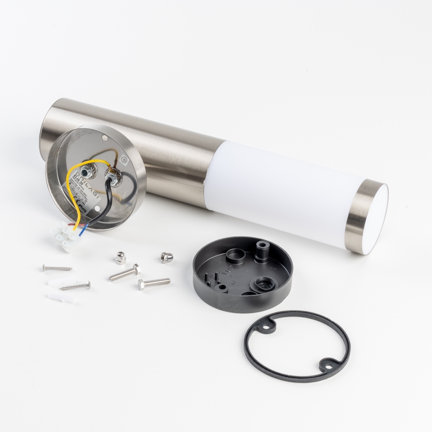 BRILAGI - Venkovní nástěnná lampa ELIA 1xE27/20W/230V IP44 matný chrom