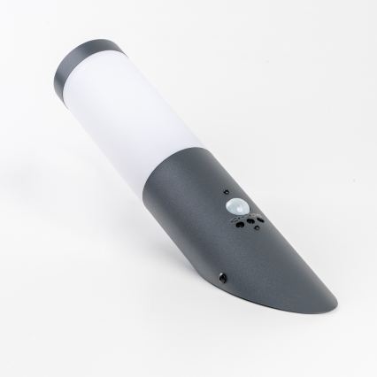 BRILAGI - Venkovní nástěnná lampa se senzorem pohybu ELIA 1xE27/20W/230V IP44 antracit