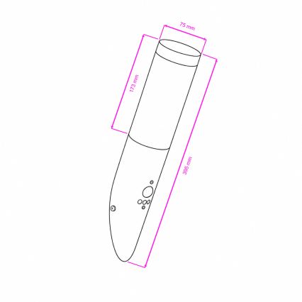 BRILAGI - Venkovní nástěnná lampa se senzorem ELIA 1xE27/20W/230V IP44 matný chrom