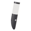 Brilagi - Venkovní nástěnná lampa se senzorem pohybu ELIA 1xE27/20W/230V IP44 antracit